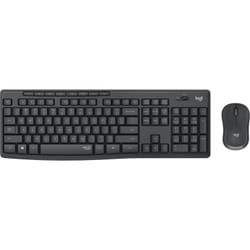 Logitech MK295 Silent tastiera Mouse incluso Ufficio RF Wireless Ungherese Grafite