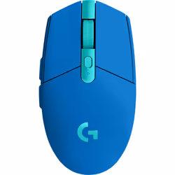 Logitech G G305, Mano destra, Ottico, RF senza fili + Bluetooth, 12000 DPI, 1 ms, Blu