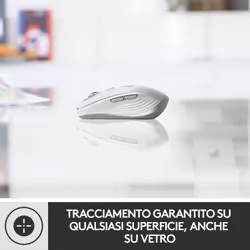 Logitech MX Anywhere 3 Mouse Compatto Performante – Wireless, Scroller Elettromagnetico, Ergonomico, Sensore 4000 DPI, Pulsanti Custom, USB-C, Bluetooth, Apple Mac, iPad, Windows PC, Linux, Chrome - Vista aggiuntiva 4