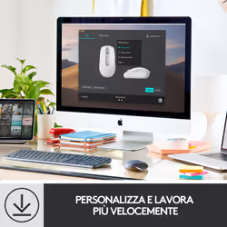 Logitech MX Anywhere 3 Mouse Compatto Performante – Wireless, Scroller Elettromagnetico, Ergonomico, Sensore 4000 DPI, Pulsanti Custom, USB-C, Bluetooth, Apple Mac, iPad, Windows PC, Linux, Chrome - Vista aggiuntiva 8