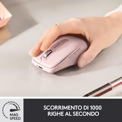 Logitech MX Anywhere 3 mouse Viaggio Mano destra RF senza fili + Bluetooth Laser 4000 DPI - Vista aggiuntiva 7