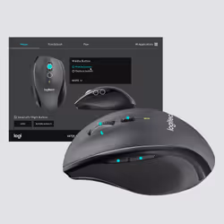 Logitech Customizable M705 mouse Ufficio Mano destra RF Wireless Ottico 1000 DPI - Vista aggiuntiva 4