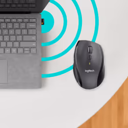Logitech Customizable M705 mouse Ufficio Mano destra RF Wireless Ottico 1000 DPI - Vista aggiuntiva 7