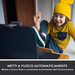 Logitech C505 Webcam HD - Videocamera USB Esterna 720p HD per Desktop o Laptop con Microfono a Lunga Portata, Compatibile con PC o Mac - Vista aggiuntiva 4