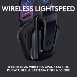 Logitech G G535 Auricolare Wireless A Padiglione Gaming Nero - Vista aggiuntiva 7