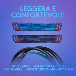 Logitech G G335 Auricolare Cablato A Padiglione Gaming Nero - Vista aggiuntiva 5