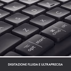 Logitech ERGO K860 Wireless Split Keyboard - Tastiera Ergonomica Wireless, Poggiapolsi, Connettività Bluetooth e USB, Compatibile con Windows e Mac - Vista aggiuntiva 8