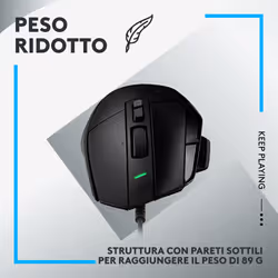Logitech G G502 X mouse Gaming Mano destra USB tipo A Ottico 25600 DPI - Vista aggiuntiva 6