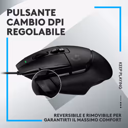 Logitech G G502 X mouse Gaming Mano destra USB tipo A Ottico 25600 DPI - Vista aggiuntiva 7
