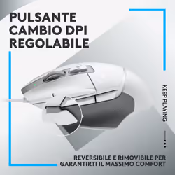 Logitech G G502 X mouse Gaming Mano destra USB tipo A Ottico 25600 DPI - Vista aggiuntiva 7