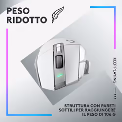 Logitech G G502 X Plus mouse Gaming Mano destra RF Wireless Ottico 25600 DPI - Vista aggiuntiva 8