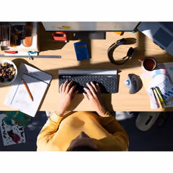 Logitech ERGO M575 for Business mouse Ufficio Mano destra RF senza fili + Bluetooth Trackball 2000 DPI - Vista aggiuntiva 6