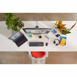 Logitech Mx Keys For Business tastiera Ufficio Bluetooth Tedesco Grafite - Vista aggiuntiva 4