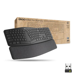 Logitech K860 for Business tastiera Ufficio Bluetooth Svizzere Grafite
