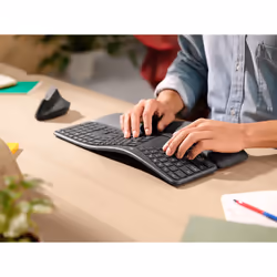 Logitech K860 for Business tastiera Ufficio Bluetooth Italiano Grafite - Vista aggiuntiva 7