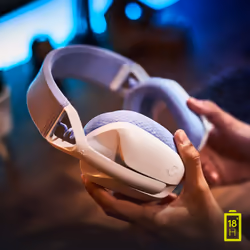 Logitech G G435 LIGHTSPEED Cuffie Gaming Wireless Bluetooth - Cuffie Over Ear Leggere, Microfoni Integrati, Batteria da 18 Ore, Compatibile con Dolby Atmos, PC, PS4, PS5, Smartphone. Bianco - Vista aggiuntiva 5