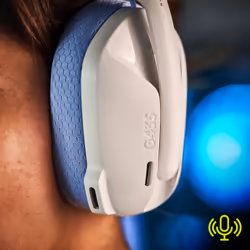 Logitech G G435 LIGHTSPEED Cuffie Gaming Wireless Bluetooth - Cuffie Over Ear Leggere, Microfoni Integrati, Batteria da 18 Ore, Compatibile con Dolby Atmos, PC, PS4, PS5, Smartphone. Bianco - Vista aggiuntiva 6