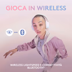 Logitech G G735 Auricolare Con cavo e senza cavo A Padiglione Gaming Bluetooth Bianco - Vista aggiuntiva 8