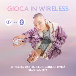 Logitech G G705 mouse Gaming Mano destra RF senza fili + Bluetooth Ottico 8200 DPI - Vista aggiuntiva 4