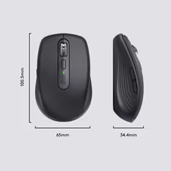 Logitech MX Anywhere 3 for Business mouse Ufficio Mano destra RF senza fili + Bluetooth Laser 4000 DPI - Vista aggiuntiva 5