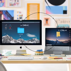 Logitech MX Keys Mini tastiera Ufficio RF senza fili + Bluetooth QWERTY Inglese Grigio - Vista aggiuntiva 5