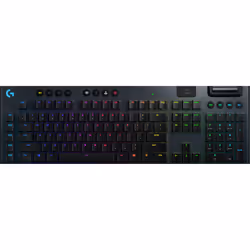 Logitech G G915, Full-size (100%), Wireless, RF senza fili + Bluetooth, Interruttore a chiave meccanica, LED RGB, Carbonio