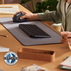 Logitech Lift for Business mouse Ufficio Mano destra RF senza fili + Bluetooth Ottico 4000 DPI - Vista aggiuntiva 5
