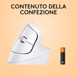 Logitech Lift for Mac mouse Ufficio Mano destra RF senza fili + Bluetooth Ottico 4000 DPI - Vista aggiuntiva 7