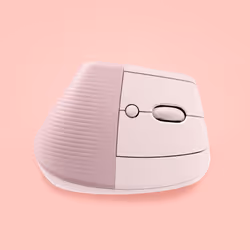 Logitech Lift Mouse Ergonomico Verticale, Senza Fili, Ricevitore Bluetooth o Logi Bolt USB, Clic Silenziosi, 4 Tasti, Compatibile con Windows / macOS / iPadOS, Laptop, PC. Rosa - Vista aggiuntiva 5
