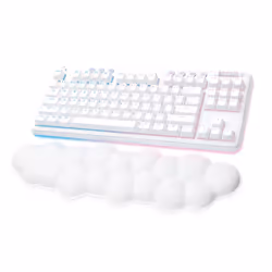 Logitech G 920-010689, Wireless, RF senza fili + Bluetooth, Interruttore a chiave meccanica, QWERTY, LED RGB, Bianco