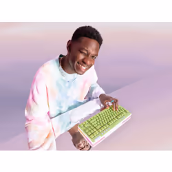 Logitech G G715 tastiera Gaming RF senza fili + Bluetooth AZERTY Francese Bianco - Vista aggiuntiva 4