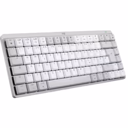 Logitech MX Mini Mechanical for Mac tastiera Ufficio Bluetooth QWERTZ Tedesco Grigio, Bianco - Vista aggiuntiva 2