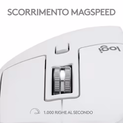 Logitech MX Master 3S for Mac mouse Ufficio Mano destra Bluetooth Laser 8000 DPI - Vista aggiuntiva 4