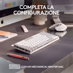 Logitech MX Master 3S for Mac mouse Ufficio Mano destra Bluetooth Laser 8000 DPI - Vista aggiuntiva 8