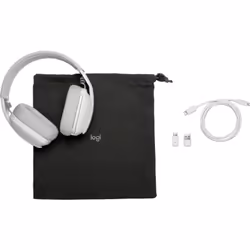 Logitech Zone Vibe Auricolare Wireless A Padiglione Musica e Chiamate Bluetooth Bianco - Vista aggiuntiva 7