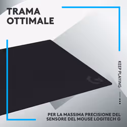 Logitech G G640 Tappetino per mouse per gioco da computer Nero - Vista aggiuntiva 4