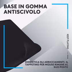 Logitech G G740 Tappetino per mouse per gioco da computer Nero - Vista aggiuntiva 5