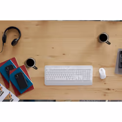 Logitech Signature MK650 Combo For Business tastiera Mouse incluso Ufficio Bluetooth AZERTY Francese Bianco - Vista aggiuntiva 8