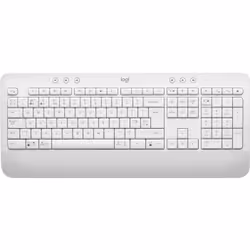 Logitech Signature K650, Full-size (100%), Wireless, Bluetooth, Interruttore a chiave a membrana, QWERTY, Bianco