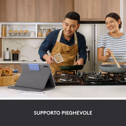 Logitech Rugged Folio QWERTY Italiano Smart Connector Grafite - Vista aggiuntiva 6