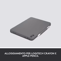 Logitech Rugged Folio QWERTY Italiano Smart Connector Grafite - Vista aggiuntiva 8