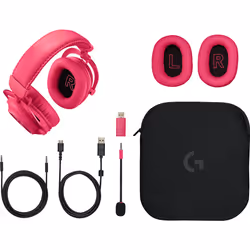 Logitech G PRO X 2 Auricolare Con cavo e senza cavo A Padiglione Gaming Bluetooth Magenta - Vista aggiuntiva 6
