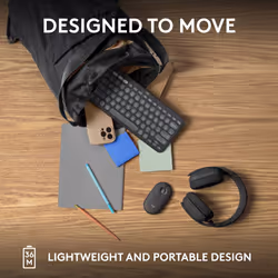 Logitech Pebble Keys 2 K380s tastiera Universale RF senza fili + Bluetooth AZERTY Francese Grafite - Vista aggiuntiva 8