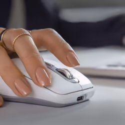 Logitech MX Anywhere 3S mouse Ufficio Mano destra RF senza fili + Bluetooth Laser 8000 DPI - Vista aggiuntiva 4