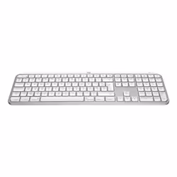 Logitech MX Keys S for Mac tastiera Ufficio RF senza fili + Bluetooth AZERTY Francese Alluminio, Bianco - Vista aggiuntiva 2