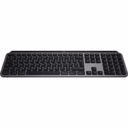 Logitech MX Keys S for Mac tastiera Ufficio RF senza fili + Bluetooth QWERTY US International Alluminio, Nero
