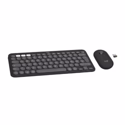 Logitech 920-012208 tastiera Mouse incluso Universale RF senza fili + Bluetooth QWERTZ Tedesco Grafite