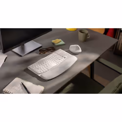Logitech Wave Keys tastiera Ufficio RF senza fili + Bluetooth QWERTY Italiano Grafite - Vista aggiuntiva 6