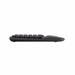 Logitech Wave Keys tastiera Ufficio RF senza fili + Bluetooth QWERTY US International Grafite - Vista aggiuntiva 4