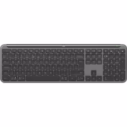 Logitech K950 Signature Slim, Full-size (100%), Wireless, RF senza fili + Bluetooth, Tasto con meccanismo a forbici, QWERTY,  ...